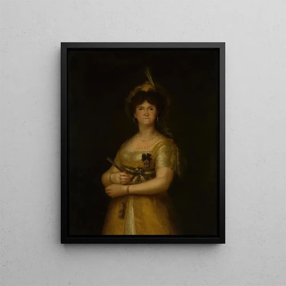 Gemälde Marie Louise de Parme 1751-1819 Königin von Spanien - Anonym | Kunstdruck