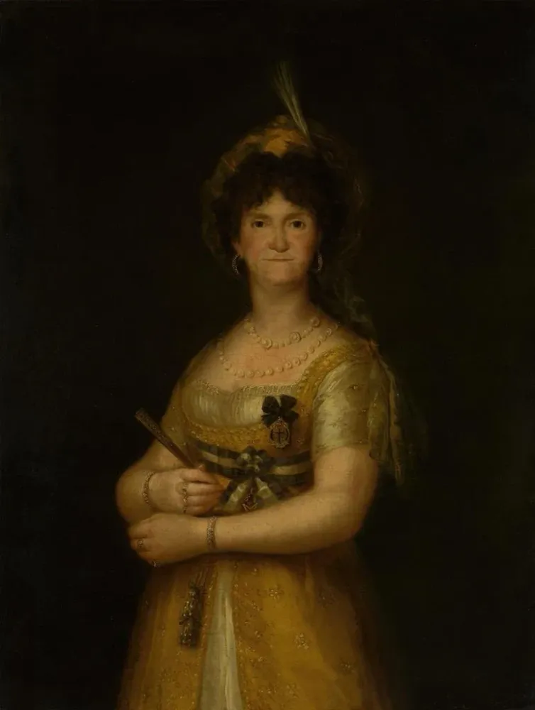 Gemälde Marie Louise de Parme 1751-1819 Königin von Spanien - Anonym | Kunstdruck