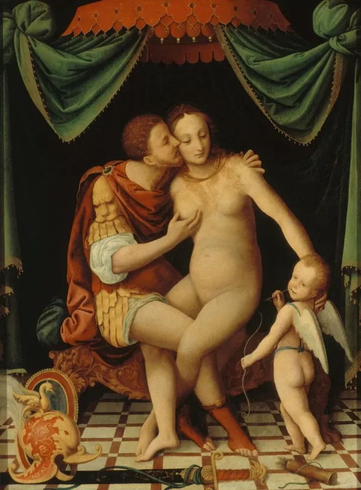 Gemälde Mars und Un - Bernardino Lanino | Kunstdruck