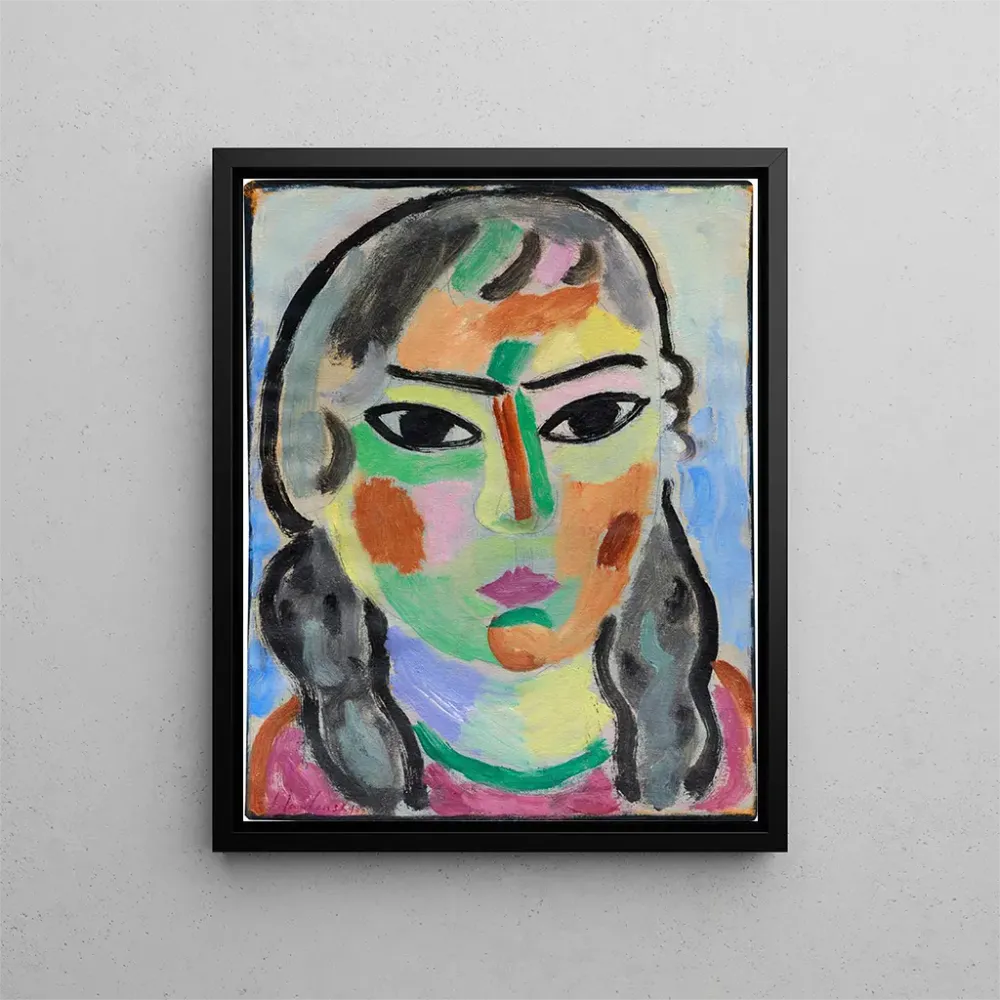 Gemälde Mädchen - Alexej von Jawlensky | Kunstdruck