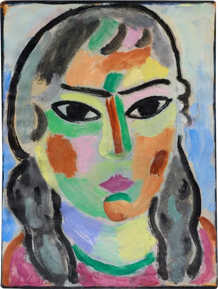 Gemälde Mädchen - Alexej von Jawlensky | Kunstdruck