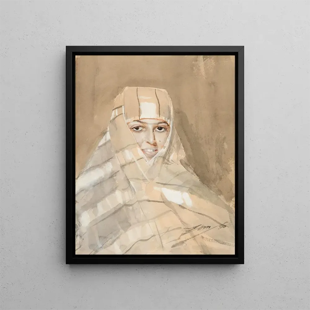 Gemälde Mädchen aus der Beduinen - Anders Zorn | Kunstdruck