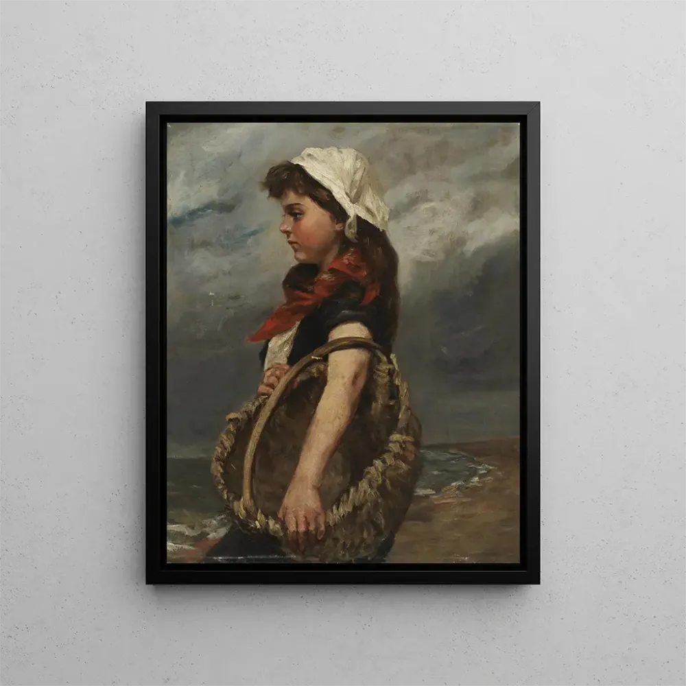 Gemälde Mädchen mit Korb - Alice Pike Barney | Kunstdruck