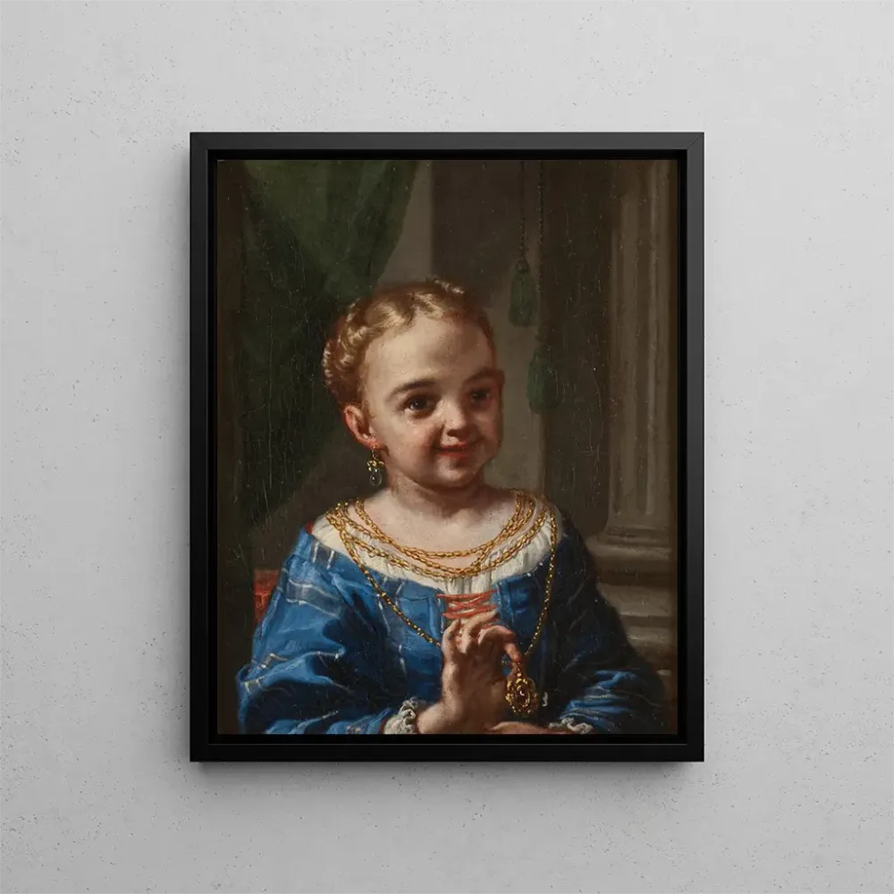 Gemälde Mädchen mit Schmuck - Antonio Mercurio Amorosi | Kunstdruck