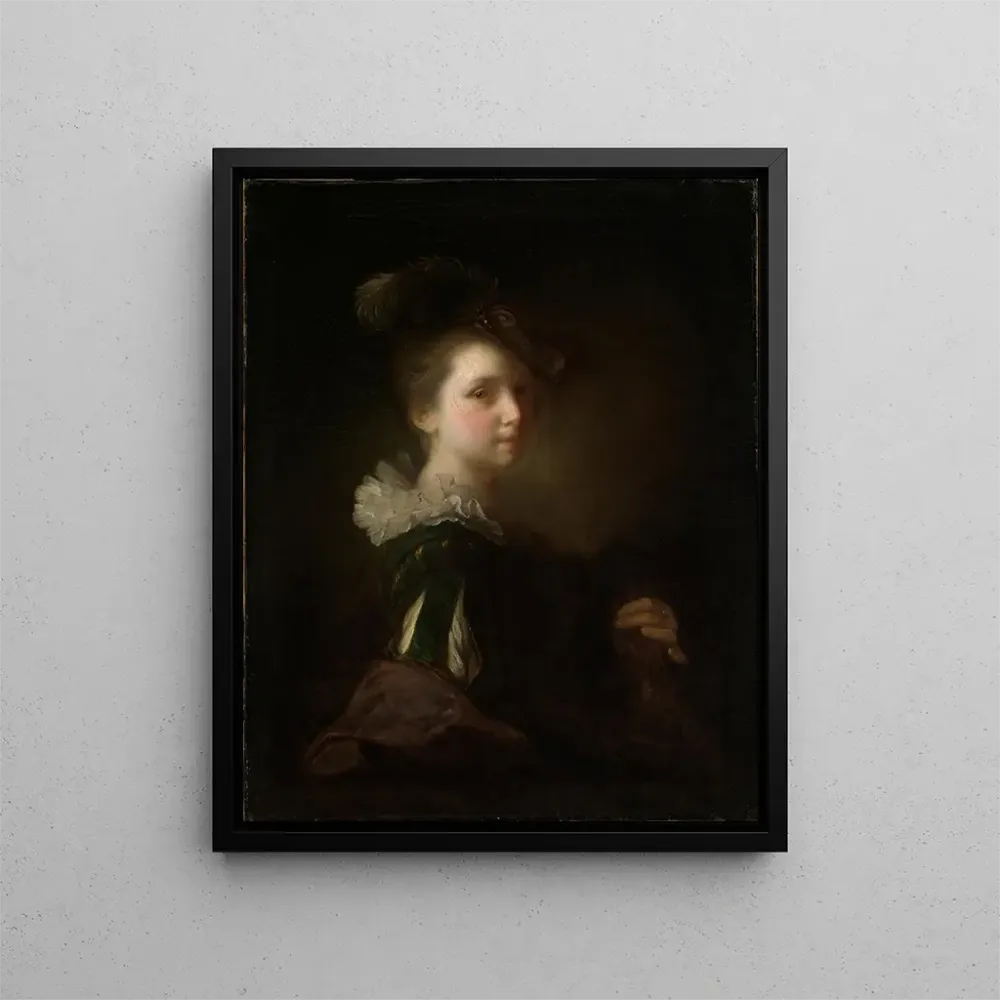 Gemälde Mädchen im spanischen Kostüm - Alexis Grimou | Kunstdruck