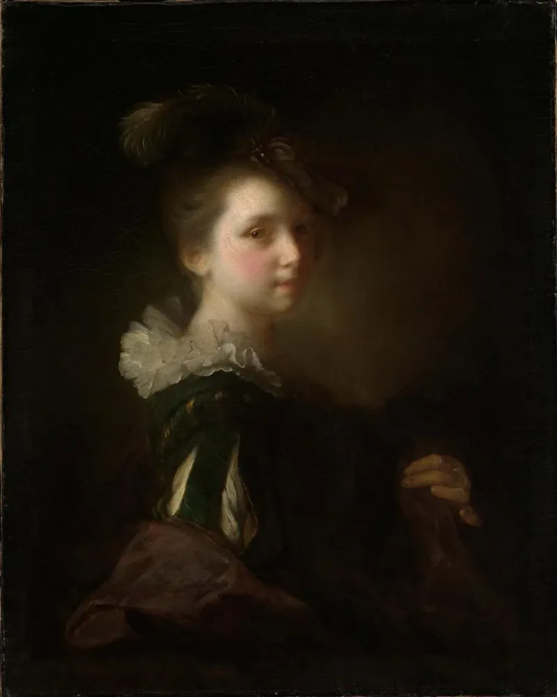 Gemälde Mädchen im spanischen Kostüm - Alexis Grimou | Kunstdruck