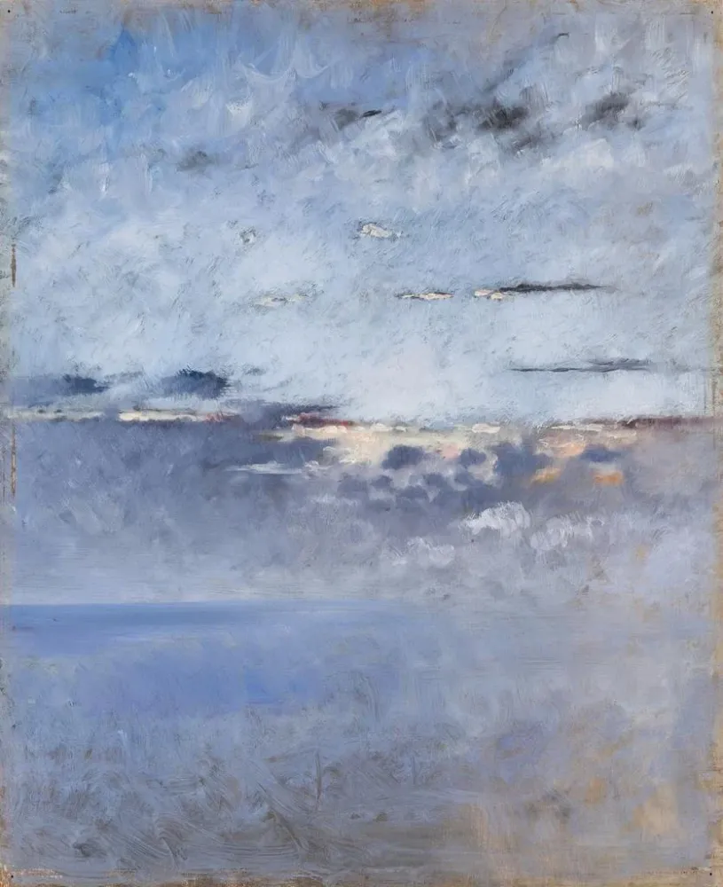 Gemälde Meer und Wolken - August Hagborg | Kunstdruck