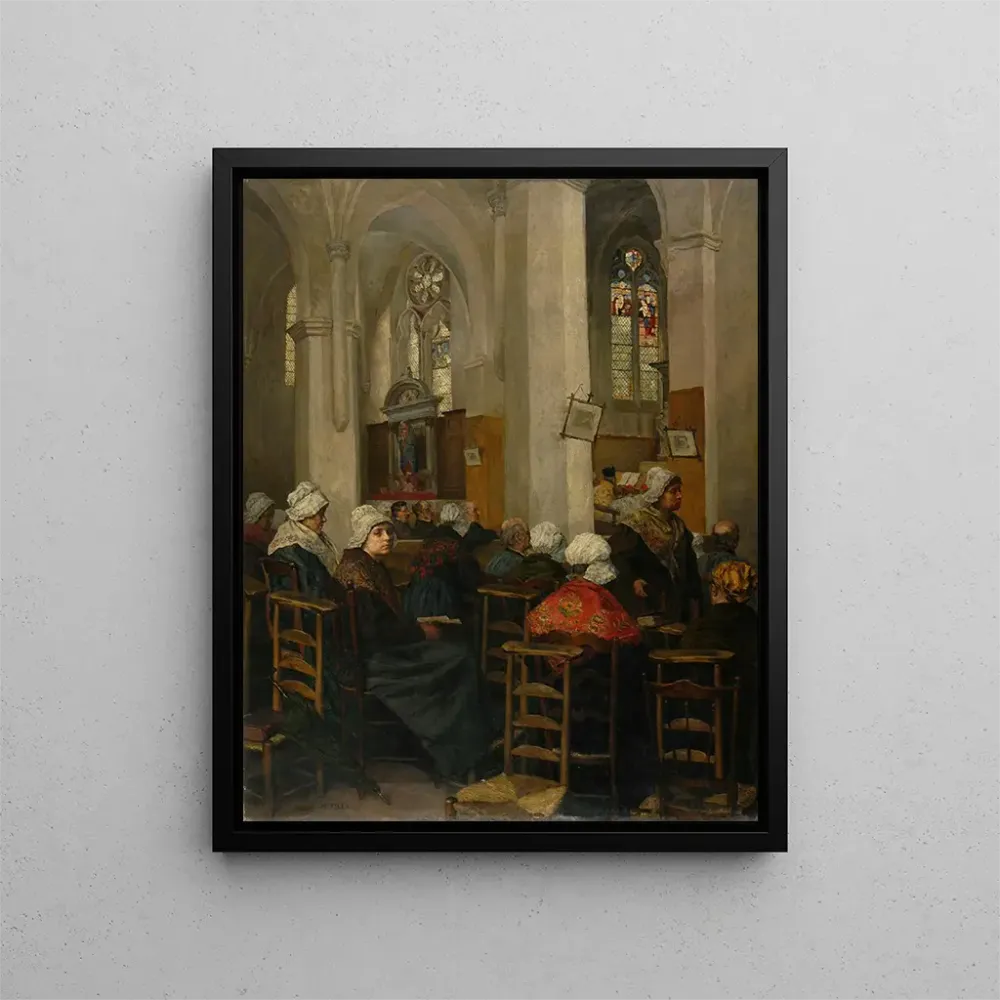 Gemälde La Messe - Charles - Henri Pille | Kunstdruck