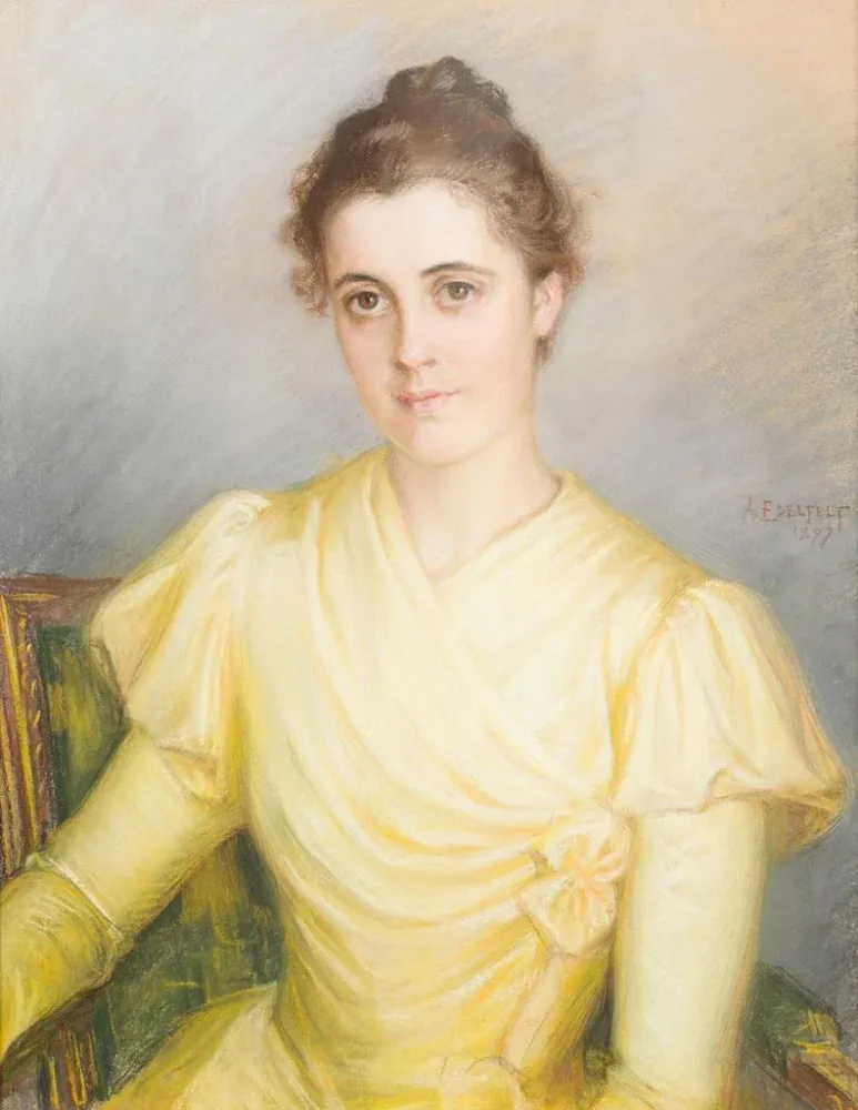 Gemälde Mme Lamberg und Kjellberg - Albert Edelfelt | Kunstdruck