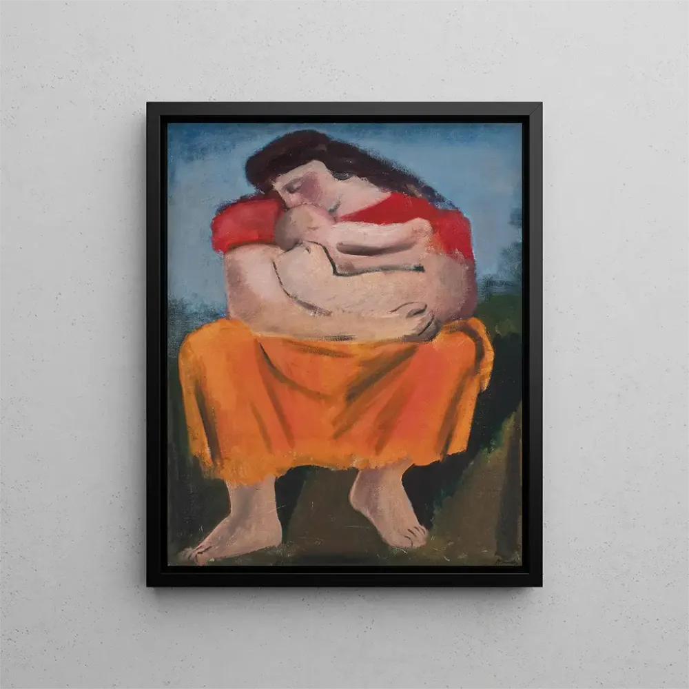 Gemälde Mutter und Kind - Bernard Meninsky | Kunstdruck