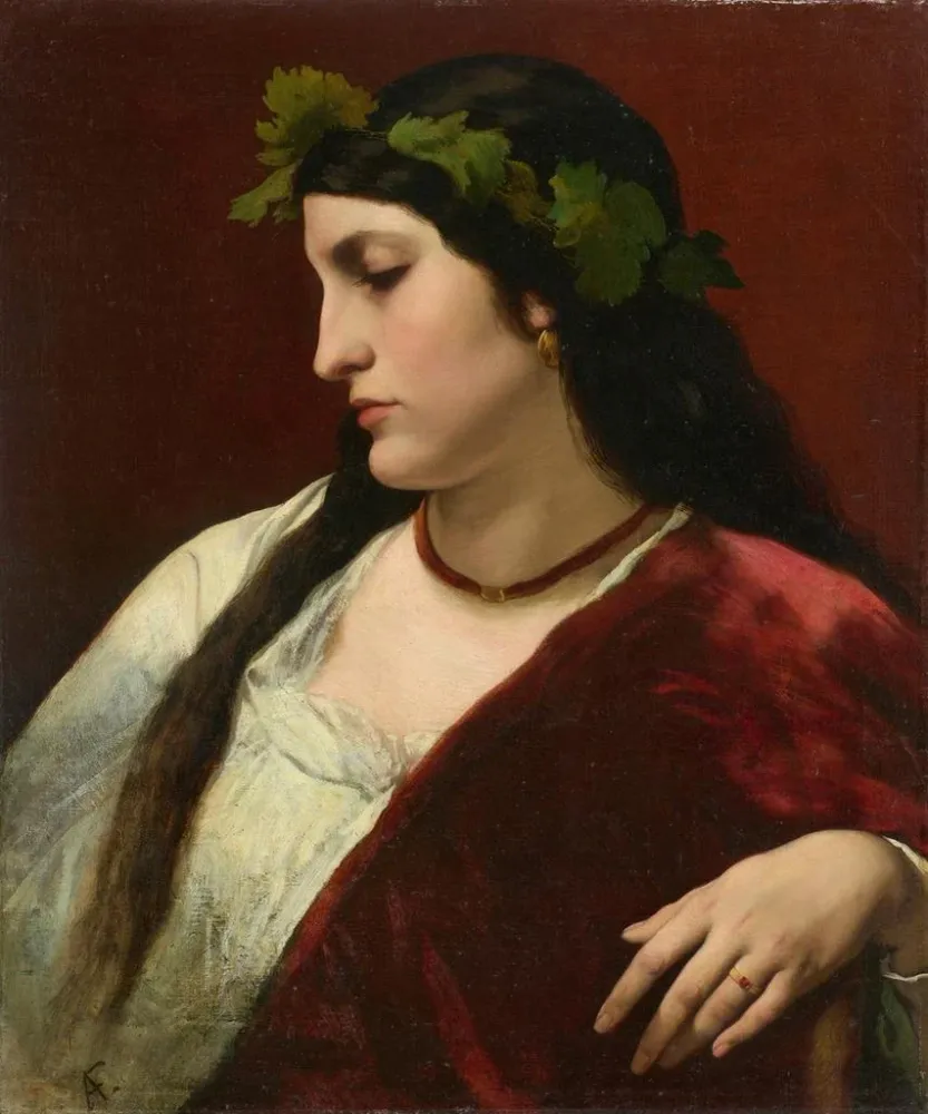 Gemälde Nanna Bacchantin - Anselm Feuerbach | Kunstdruck