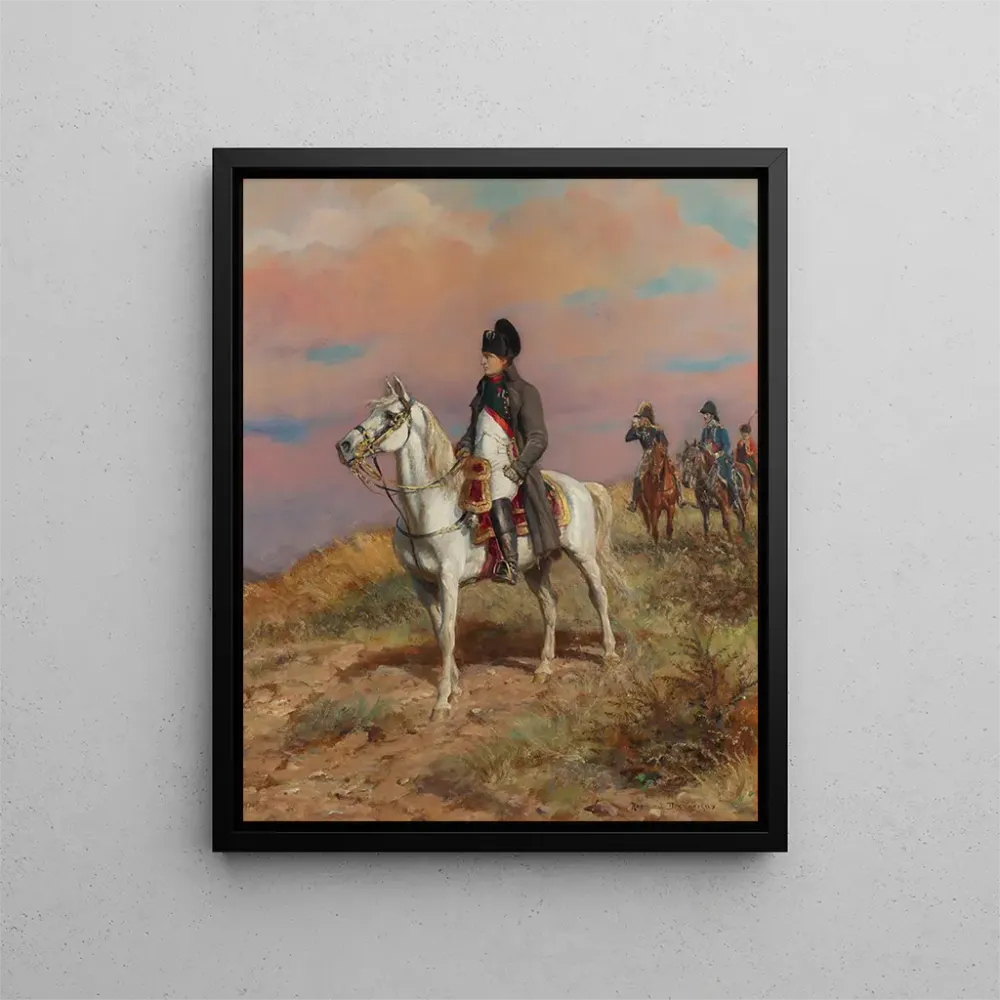 Gemälde Napoleon auf Pferd - Raymond Desvarreux | Kunstdruck