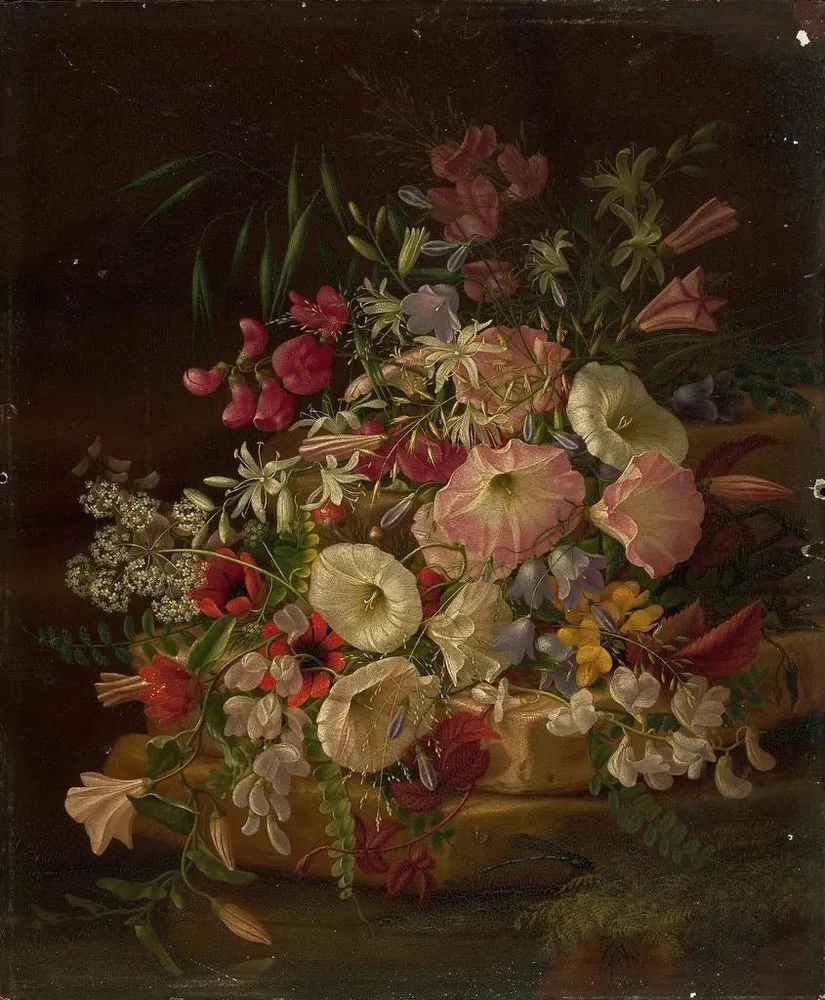 Gemälde Naturmorte mit Blumen - Adelheid Dietrich | Kunstdruck