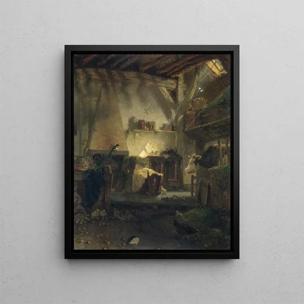 Gemälde Nourrisson gut bewacht - August Allebé | Kunstdruck