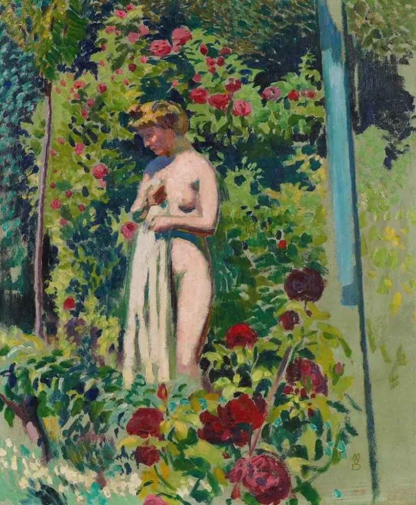 Gemälde Nymphe aux fleurs - Maurice Denis | Kunstdruck