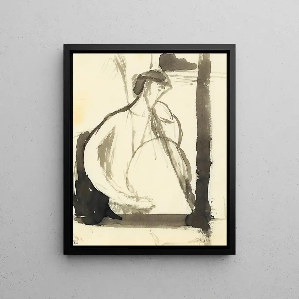 Gemälde Ohne Titel - Amedeo Modigliani | Kunstdruck