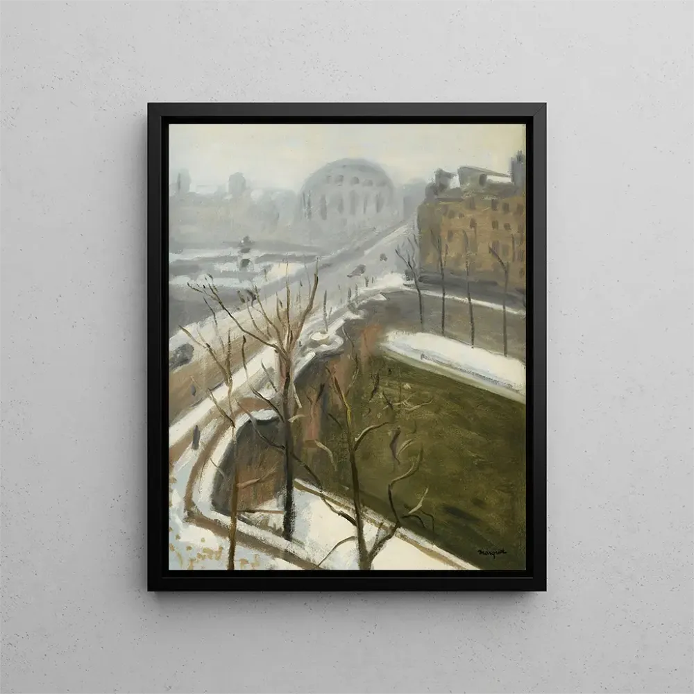 Gemälde Paris Pont-Neuf Ende des Schnees - Albert Marquet | Kunstdruck