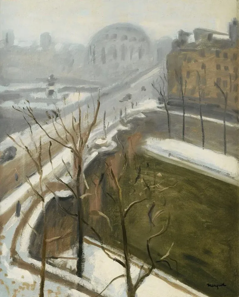 Gemälde Paris Pont-Neuf Ende des Schnees - Albert Marquet | Kunstdruck