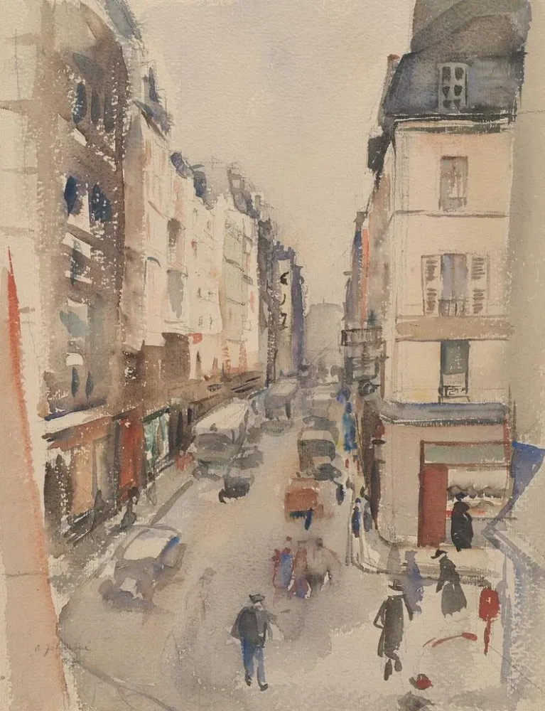 Gemälde Paris tnav - Andrus Johani | Kunstdruck