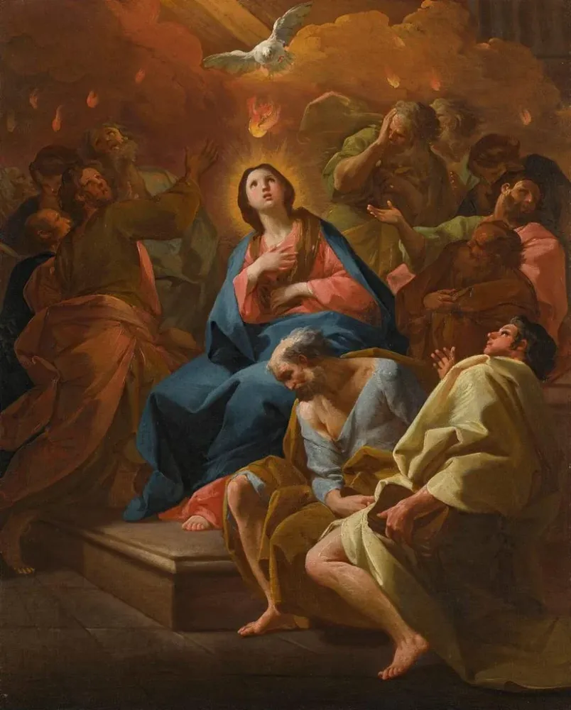 Gemälde La Pentecôte - Antonio González Velázquez | Kunstdruck