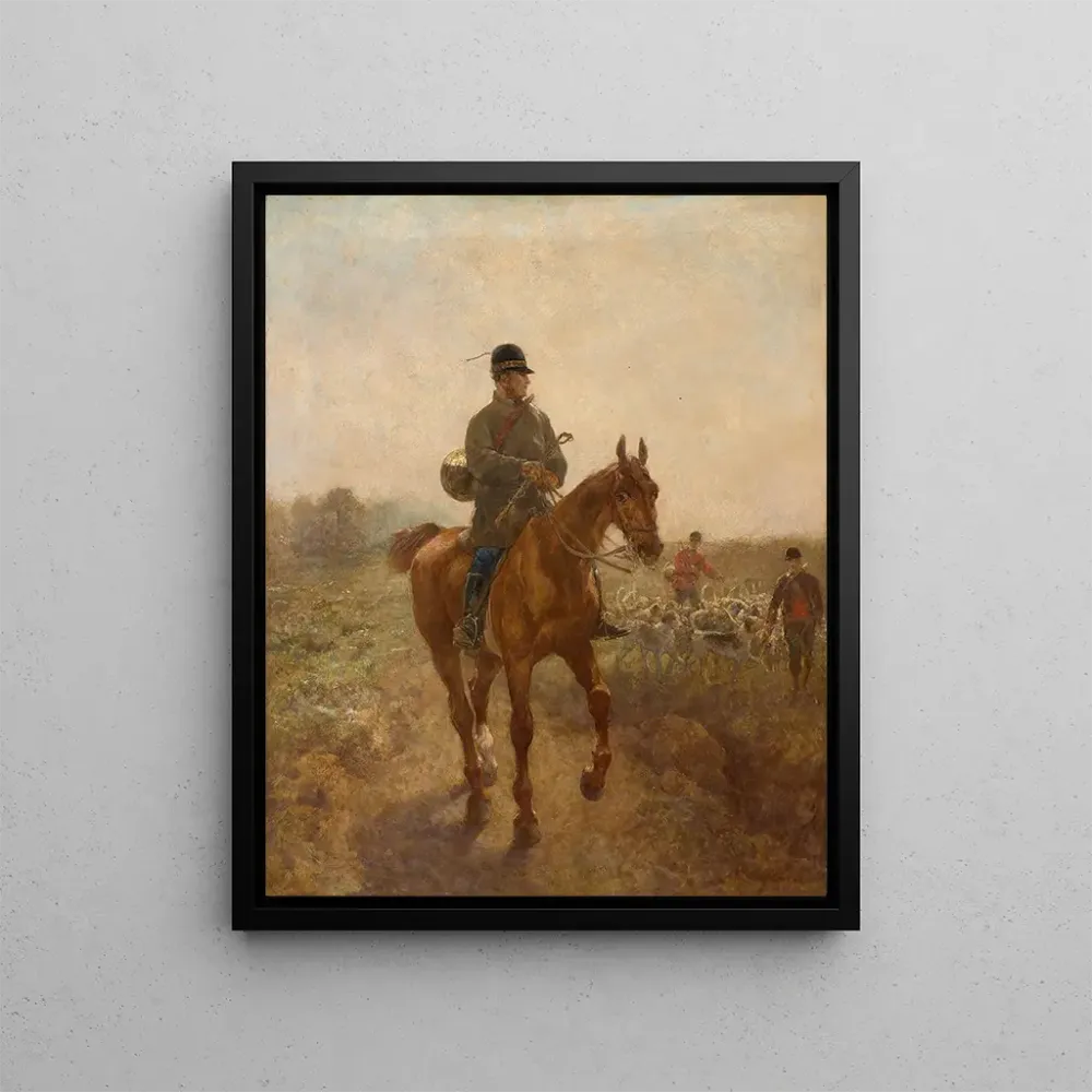 Gemälde Piqueur de cheval - John Lewis Brown | Kunstdruck