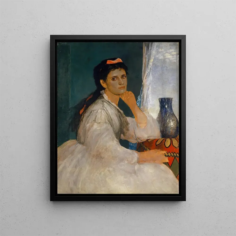 Gemälde Portrait de Clara Böcklin, fille înée de l'artiste - Arnold Böcklin | Kunstdruck