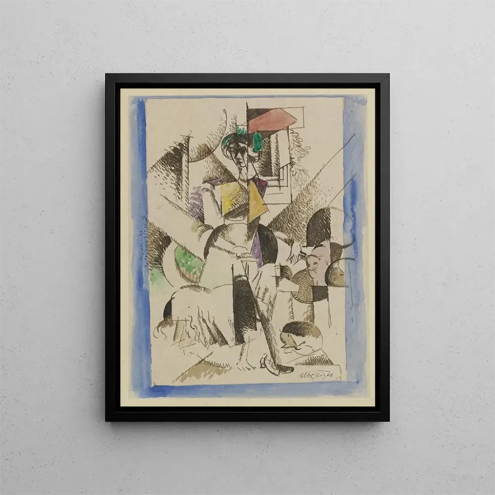Gemälde Portrait cubiste - Albert Gleizes | Kunstdruck