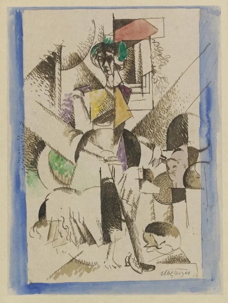 Gemälde Portrait cubiste - Albert Gleizes | Kunstdruck