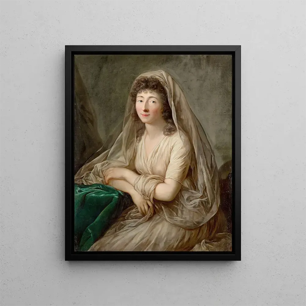 Gemälde Portrait der Herzogin Dorothée von Kurland - Anton Graff | Kunstdruck