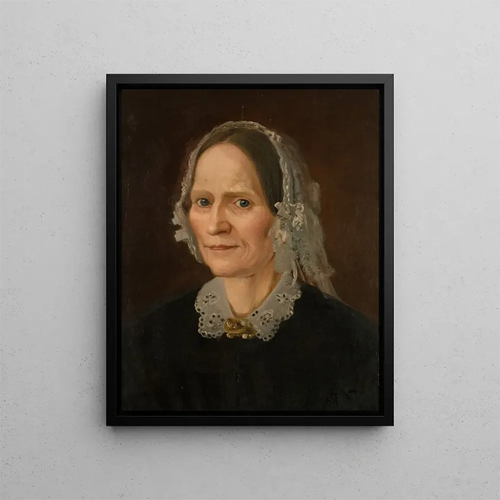 Gemälde Portrait der Mutter des Künstlers - Amaldus Nielsen | Kunstdruck