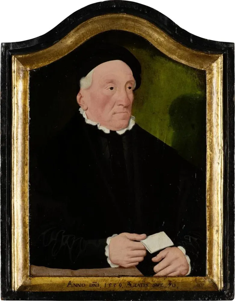 Gemälde Portrait des Bürgermeisters Nakademus - Barthel Bruyn der Jüngere | Kunstdruck