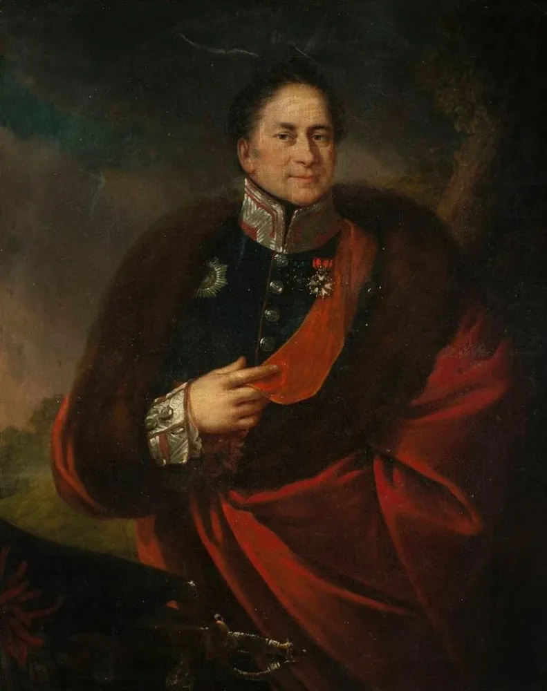 Gemälde Portrait des Generals Stanisław Aleksander Maachowski - Anonym | Kunstdruck