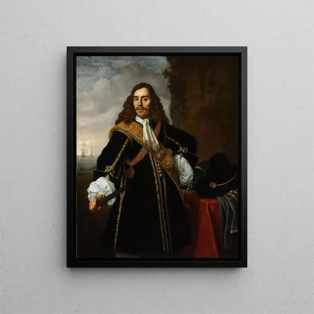 Gemälde Portrait des Kapitäns Gideon de Wildt - Bartholomeus van der Helst | Kunstdruck