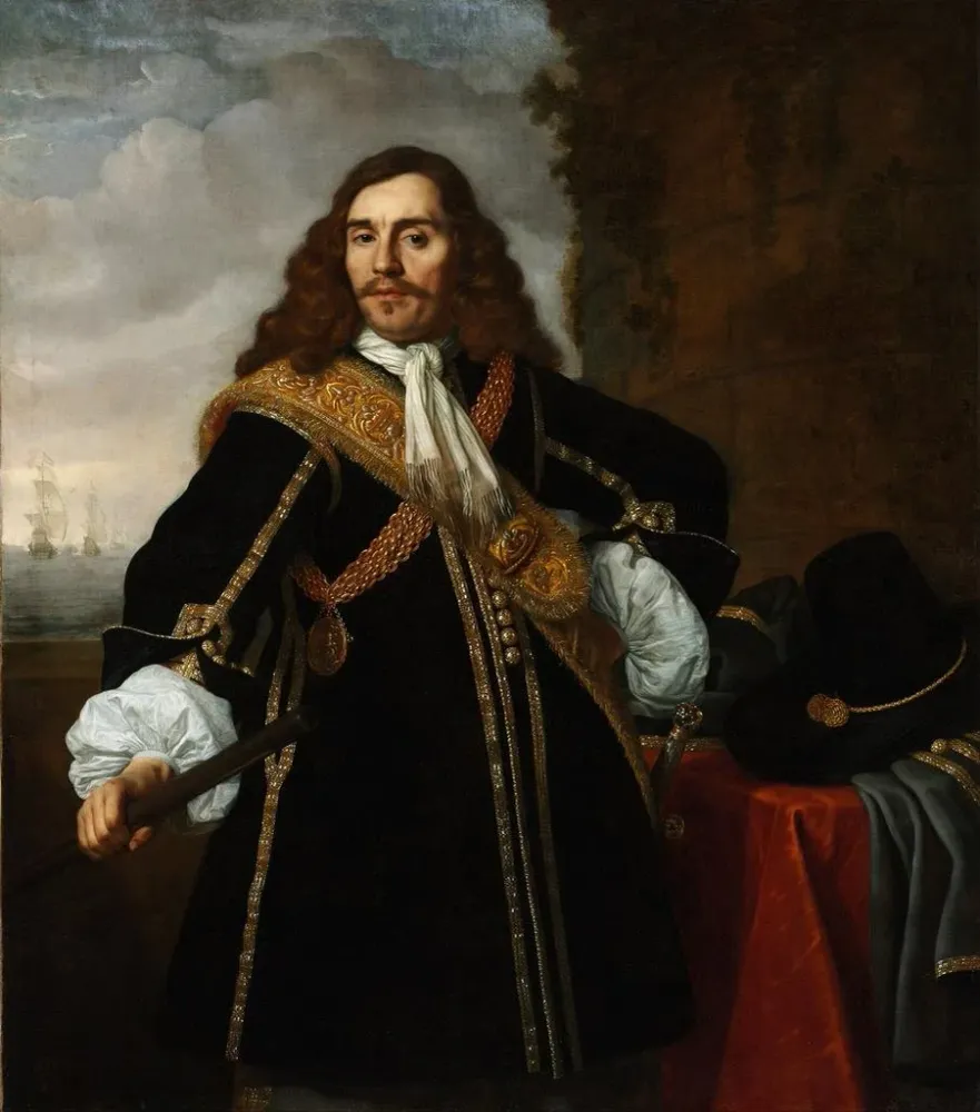 Gemälde Portrait des Kapitäns Gideon de Wildt - Bartholomeus van der Helst | Kunstdruck