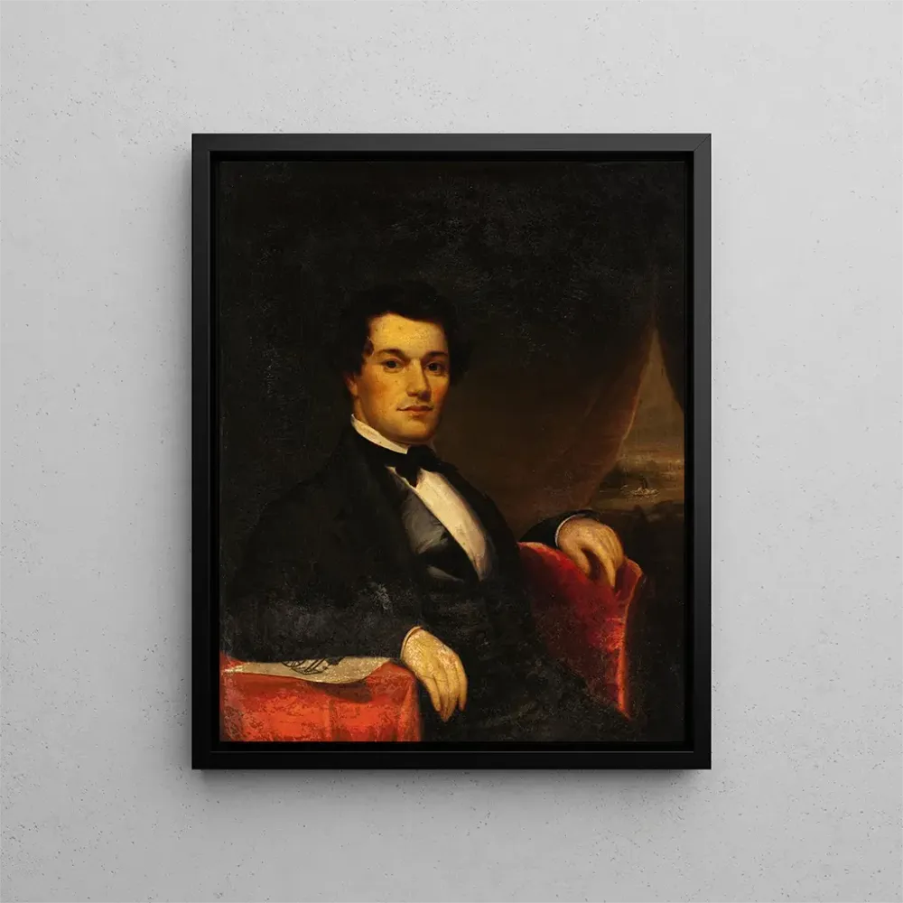 Gemälde Portrait des Kapitäns William J. Ferrell - Anonym | Kunstdruck