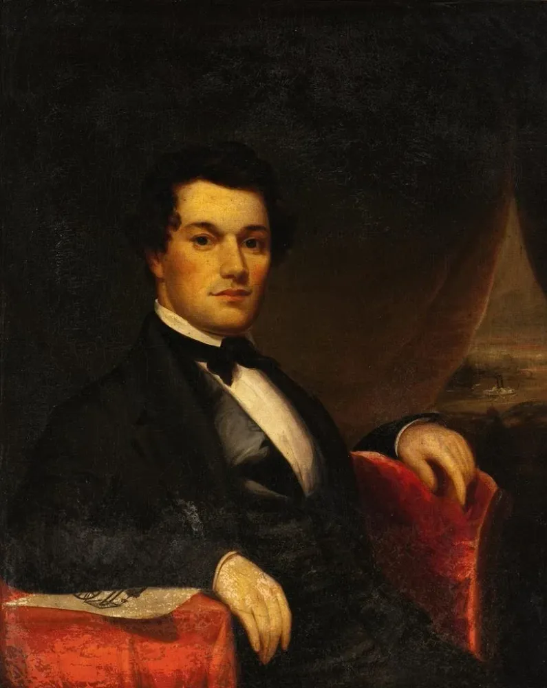 Gemälde Portrait des Kapitäns William J. Ferrell - Anonym | Kunstdruck