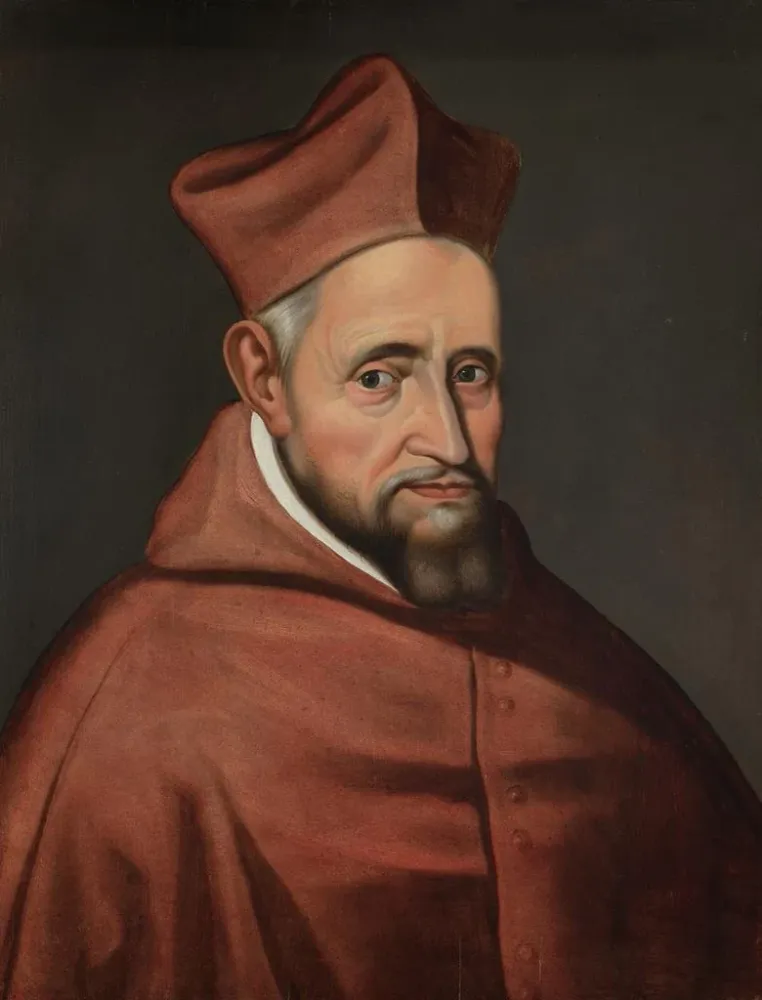 Gemälde Portrait des Kardinals Robert Bellarmin - Anonym | Kunstdruck