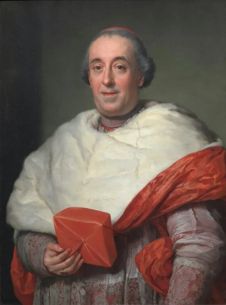 Gemälde Portrait des Kardinals Zelada - Anton Raphaël Mengs | Kunstdruck