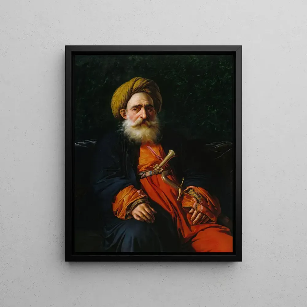 Gemälde Portrait des Katchefs Dahouth Christian Mamelouk - Anne-Louis Girodet-Trioson | Kunstdruck