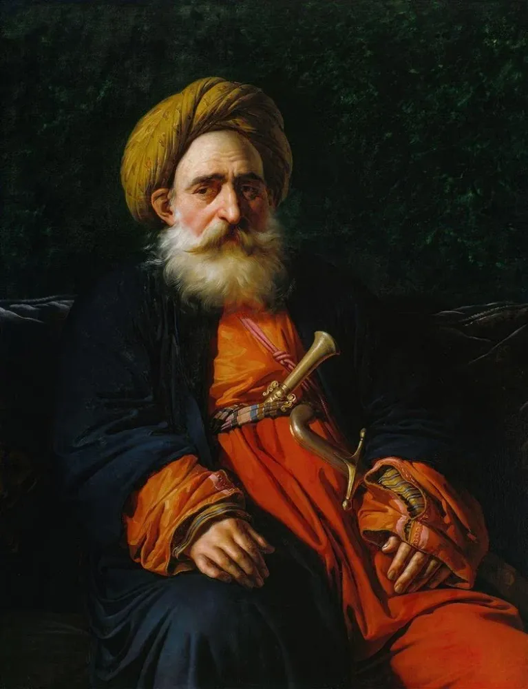 Gemälde Portrait des Katchefs Dahouth Christian Mamelouk - Anne-Louis Girodet-Trioson | Kunstdruck