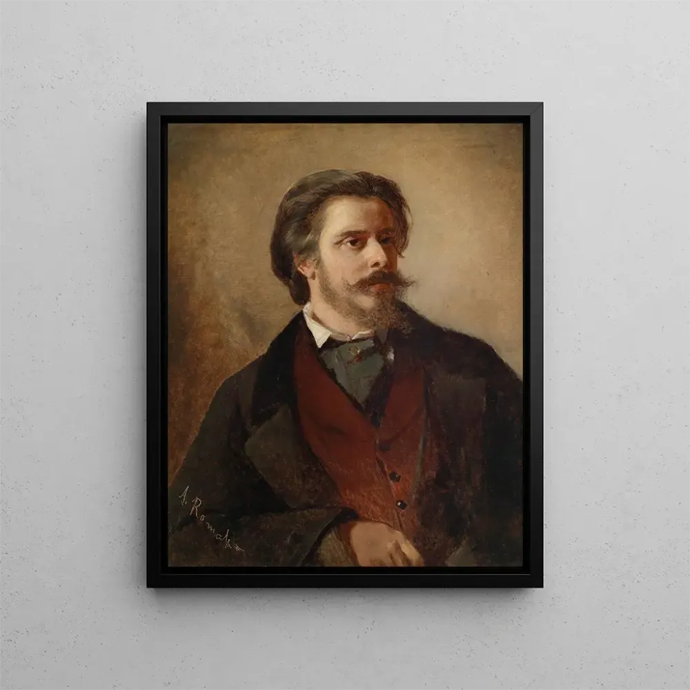 Gemälde Portrait des Künstlers Berthold Winder - Anton Romako | Kunstdruck