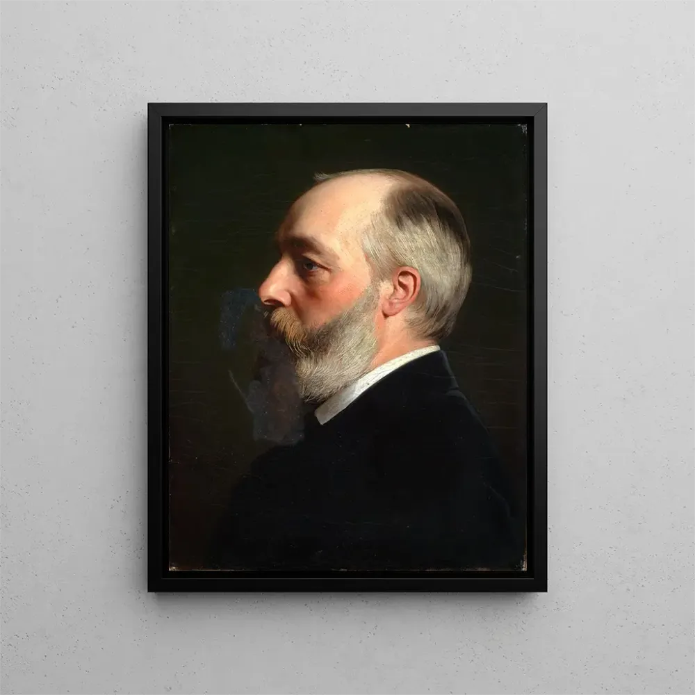 Gemälde Portrait des Künstlers Ernst Kunde - Albert Gréfle | Kunstdruck