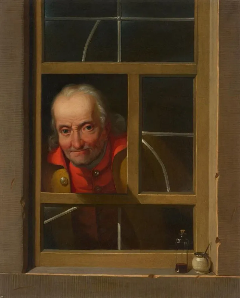 Gemälde Portrait des letzten Ansagers von Freiburg Latschenkel - Anton Kwiatkowski | Kunstdruck