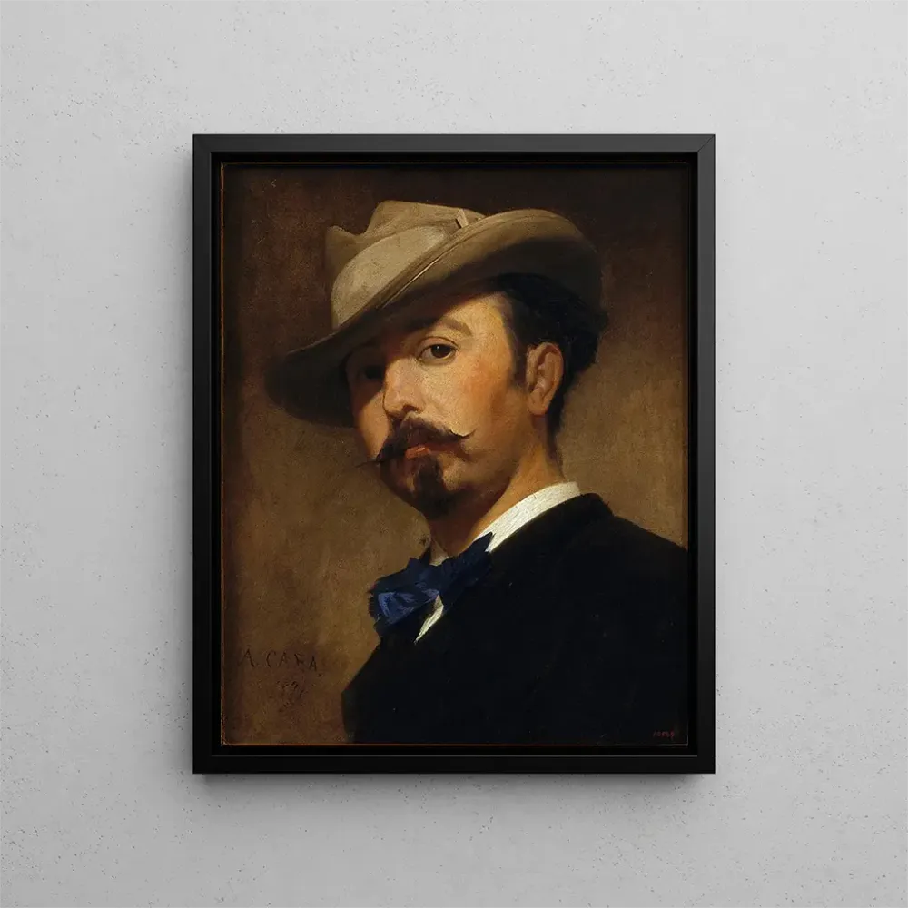 Gemälde Portrait des Malers Joaquim Vayreda - Antoni Caba | Kunstdruck