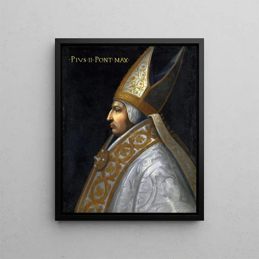 Gemälde Portrait des Papstes Pius II. - Anonym | Kunstdruck