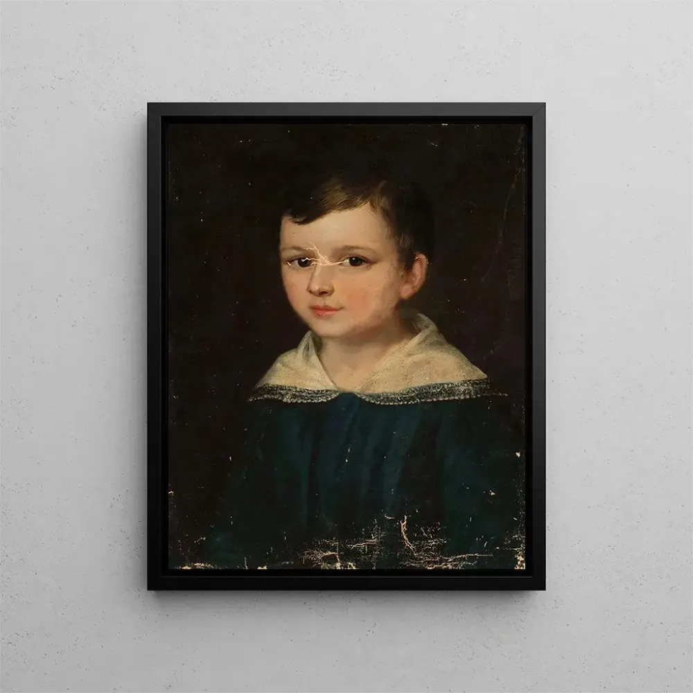 Gemälde Portrait d'Oktawian Szukiewicz enfant - Ambroży Mieroszewski | Kunstdruck