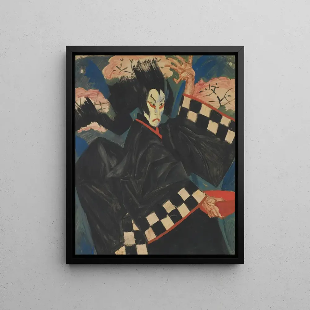 Gemälde Portrait d'Usaemon - Alexandre Iacovleff | Kunstdruck