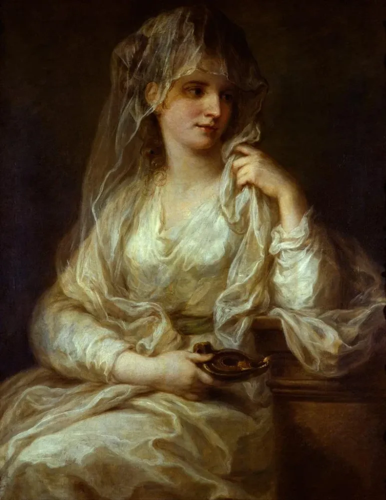 Gemälde Portrait einer Dame Vestalin - Angelica Kauffman | Kunstdruck