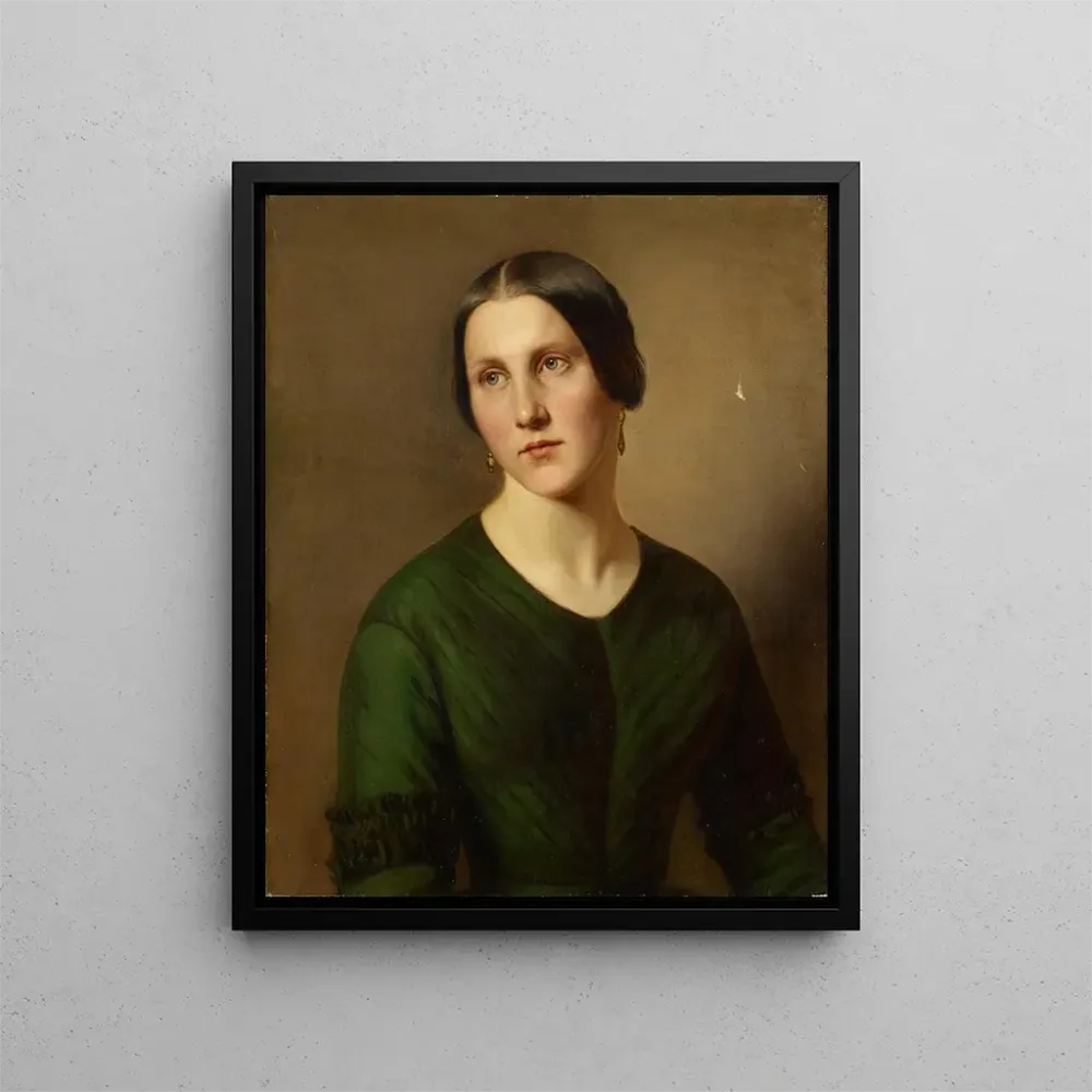 Gemälde Portrait einer Frau - Adolf Follenweider | Kunstdruck