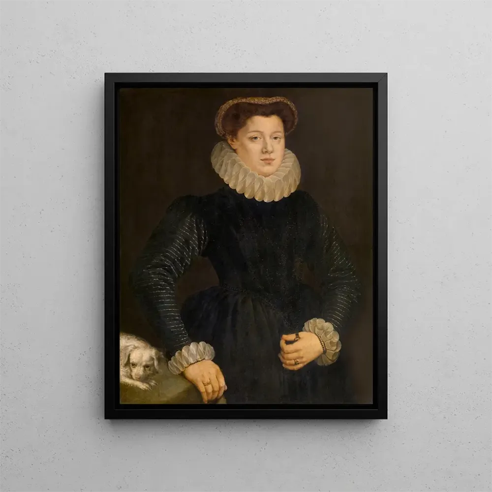 Gemälde Portrait einer Frau - Adriaen Thomasz Key